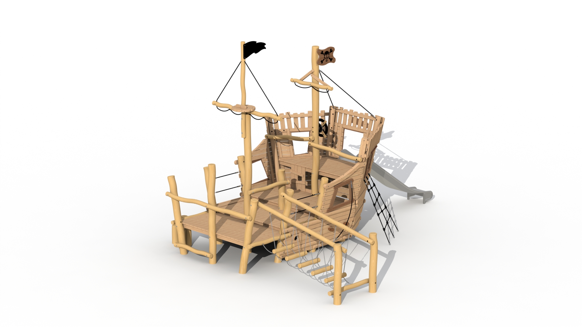 Piratenboot 'Albatros' (achtersteven)