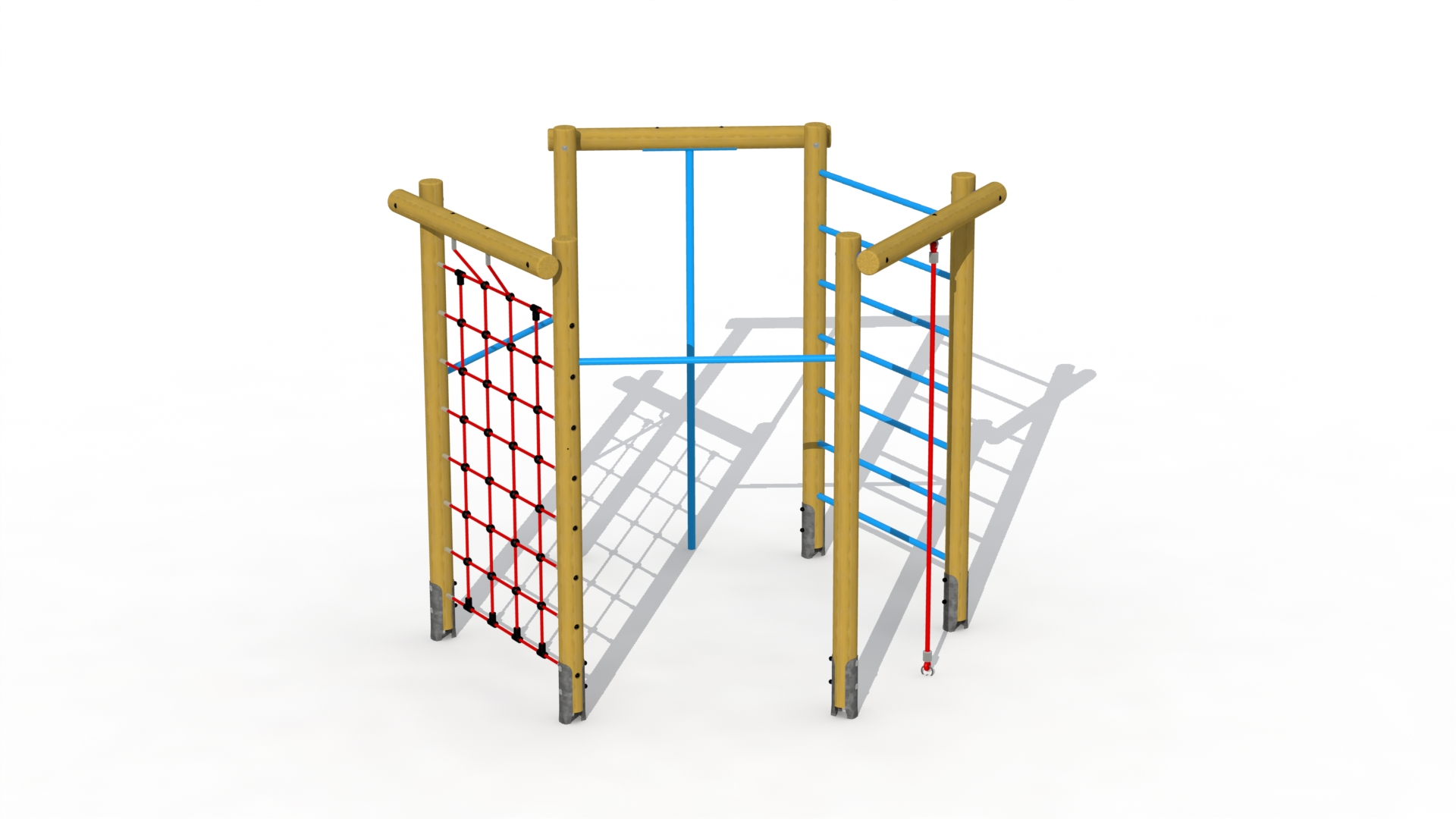 Zeshoekig klimtoestel