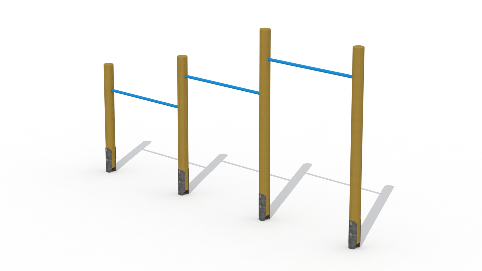 Duikelrek (3 rekstokken)