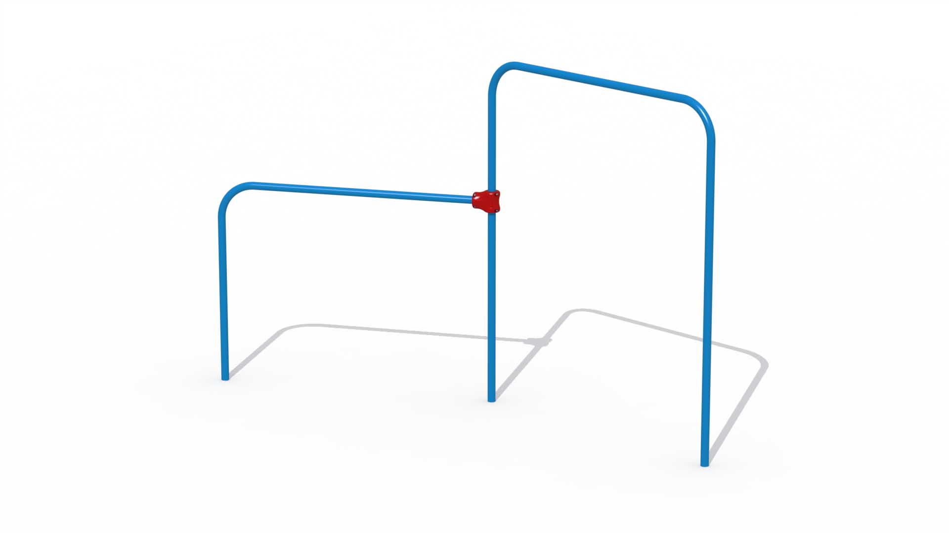 Metalen duikelrek (2 rekstokken - hoog/laag)