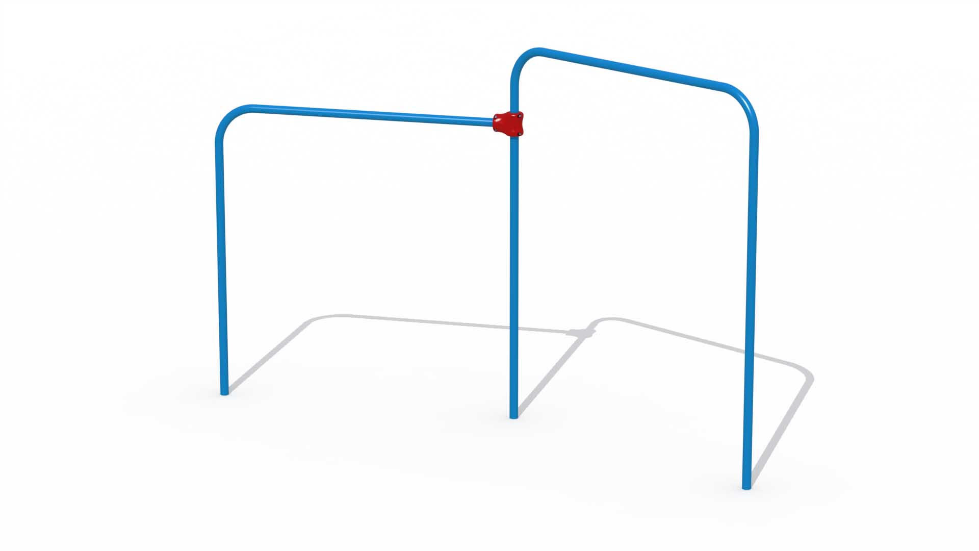 Metalen duikelrek (2 rekstokken - hoog/midden)