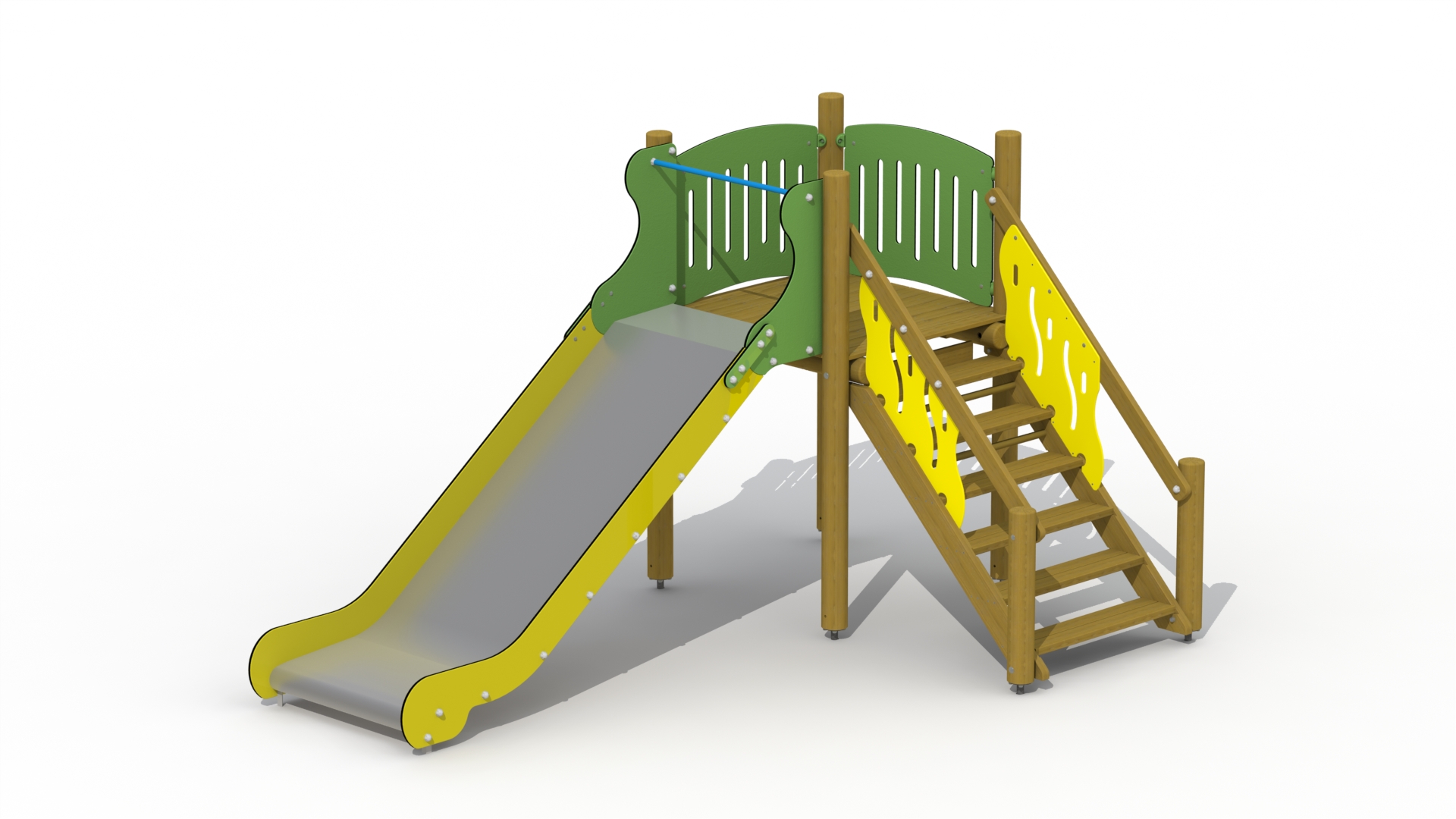 Glijtoren (inox/RVS glijbaan)