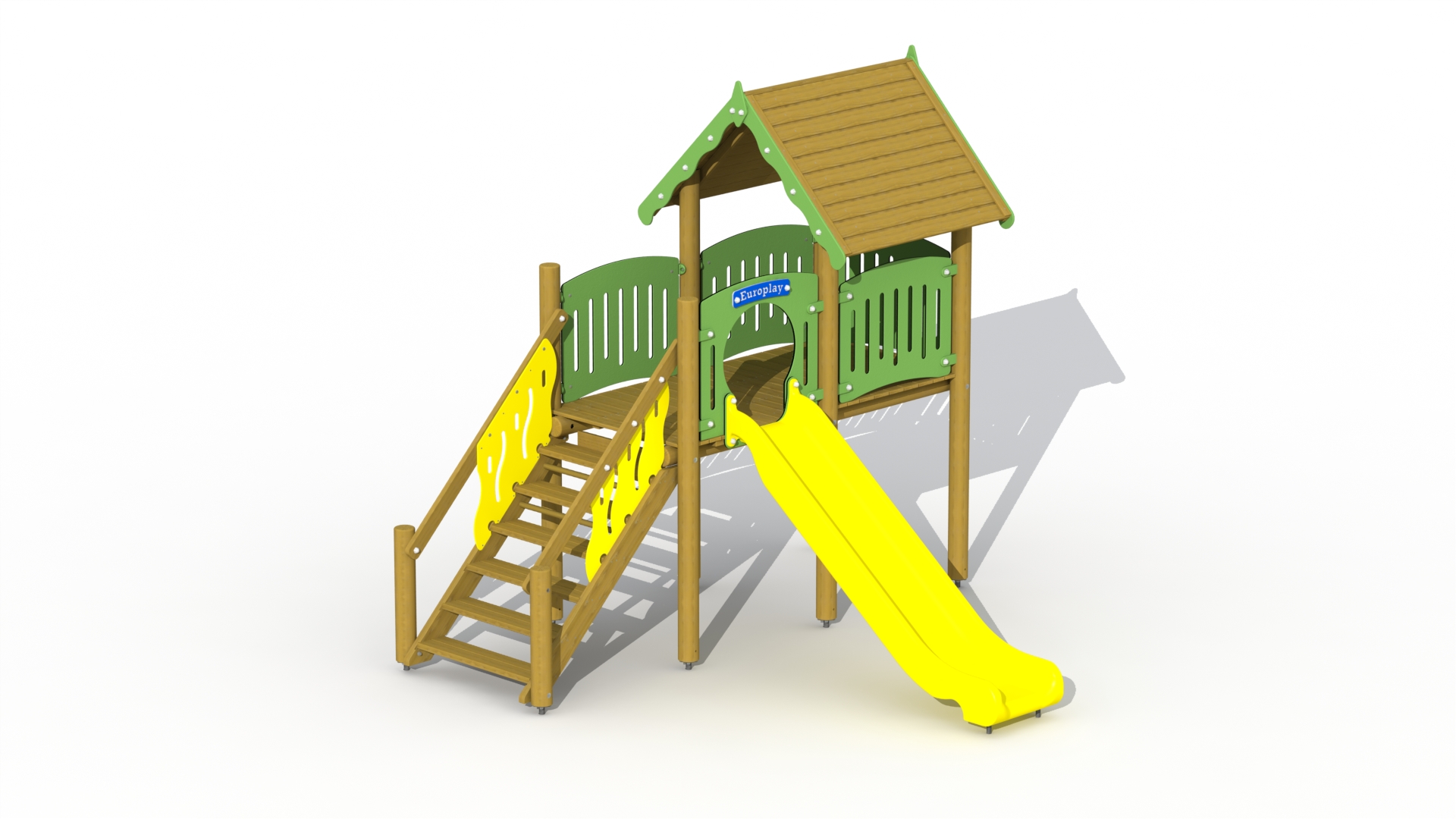 Paalwoning (kunststof glijbaan)