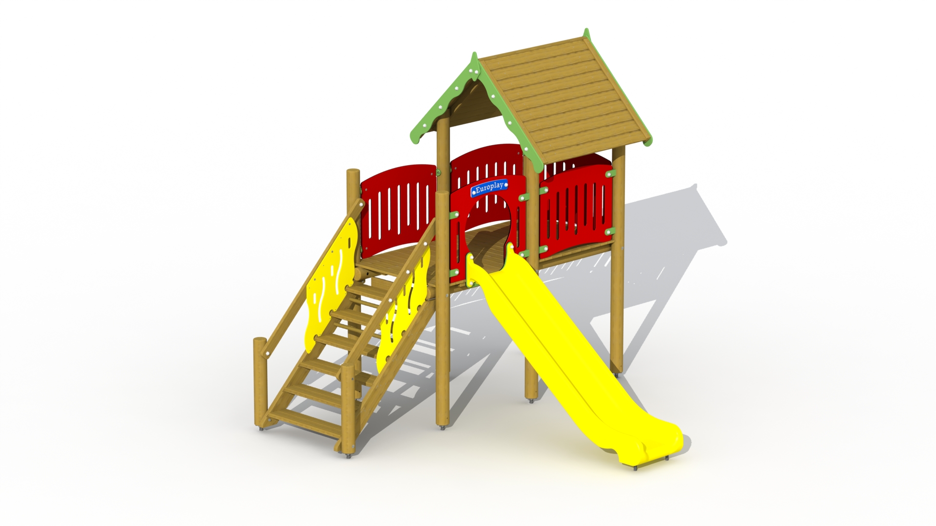 Paalwoning (kunststof glijbaan)