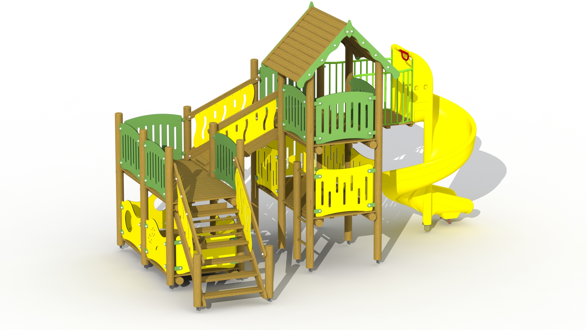 Zeeroverskasteel (spiraalglijbaan)