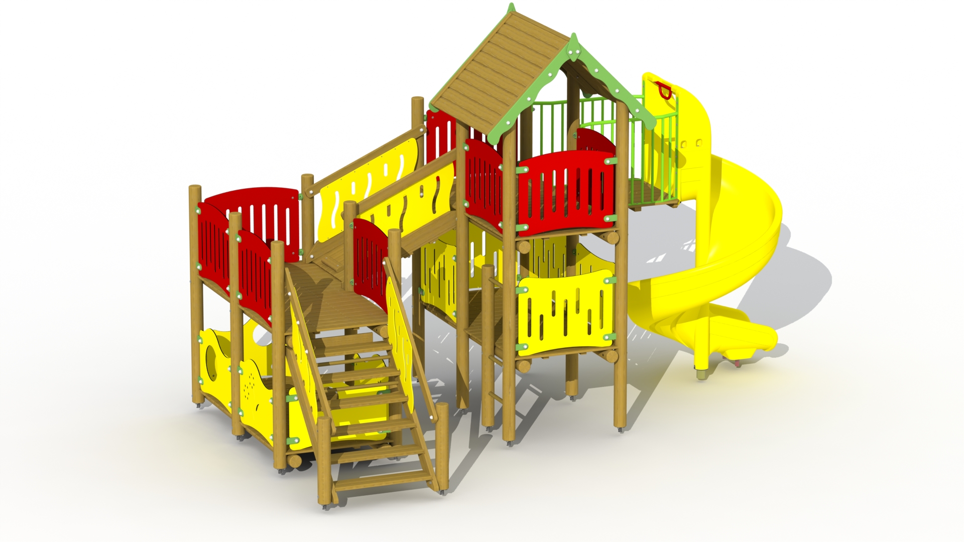 Zeeroverskasteel (spiraalglijbaan)