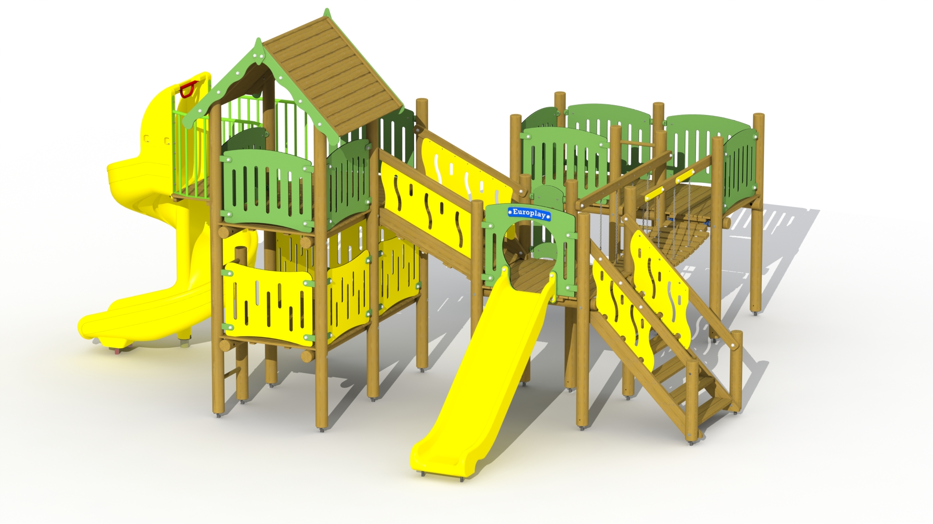 Elfenburcht (lage kunststof, spiraalglijbaan)