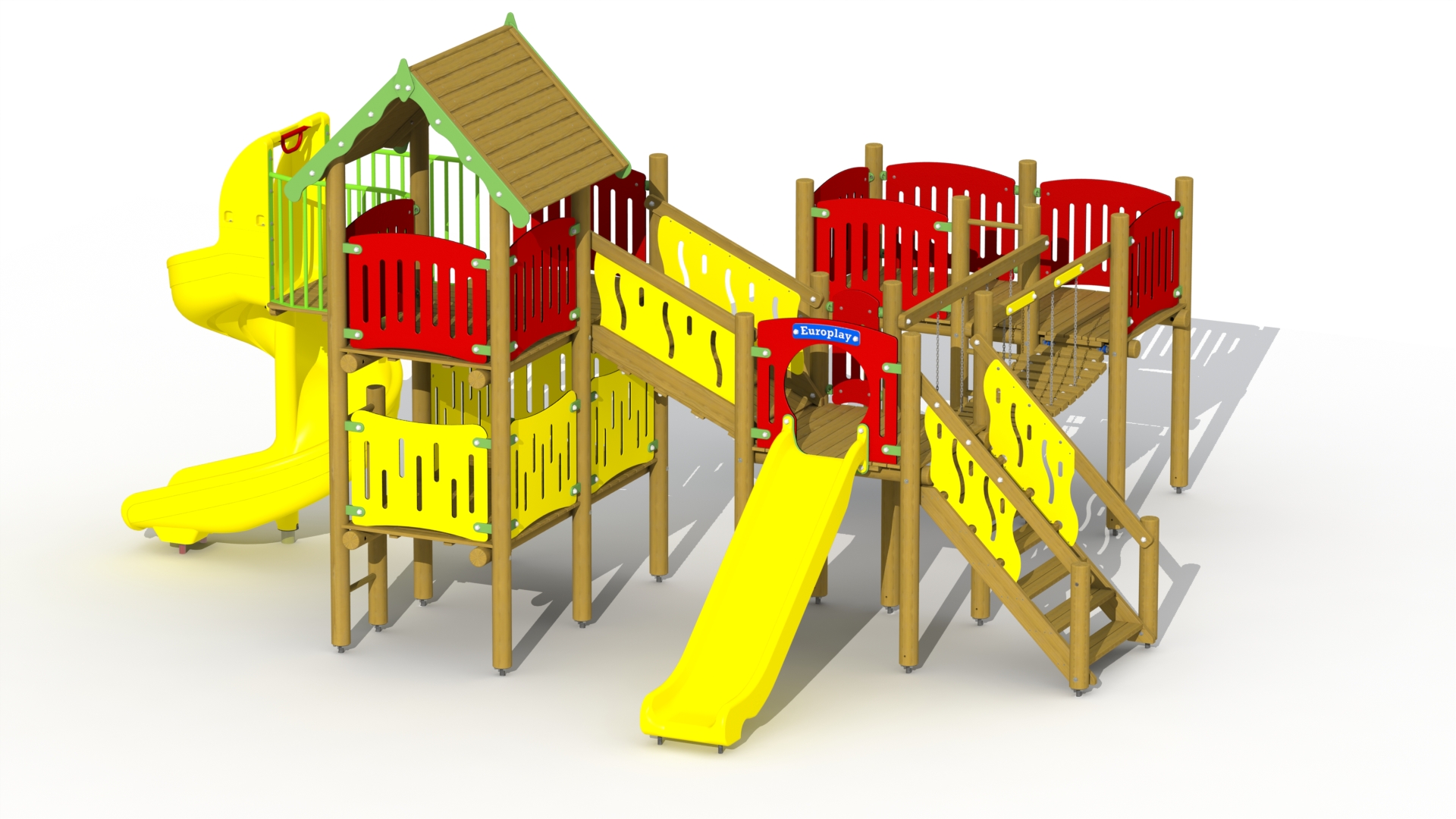 Elfenburcht (lage kunststof, spiraalglijbaan)