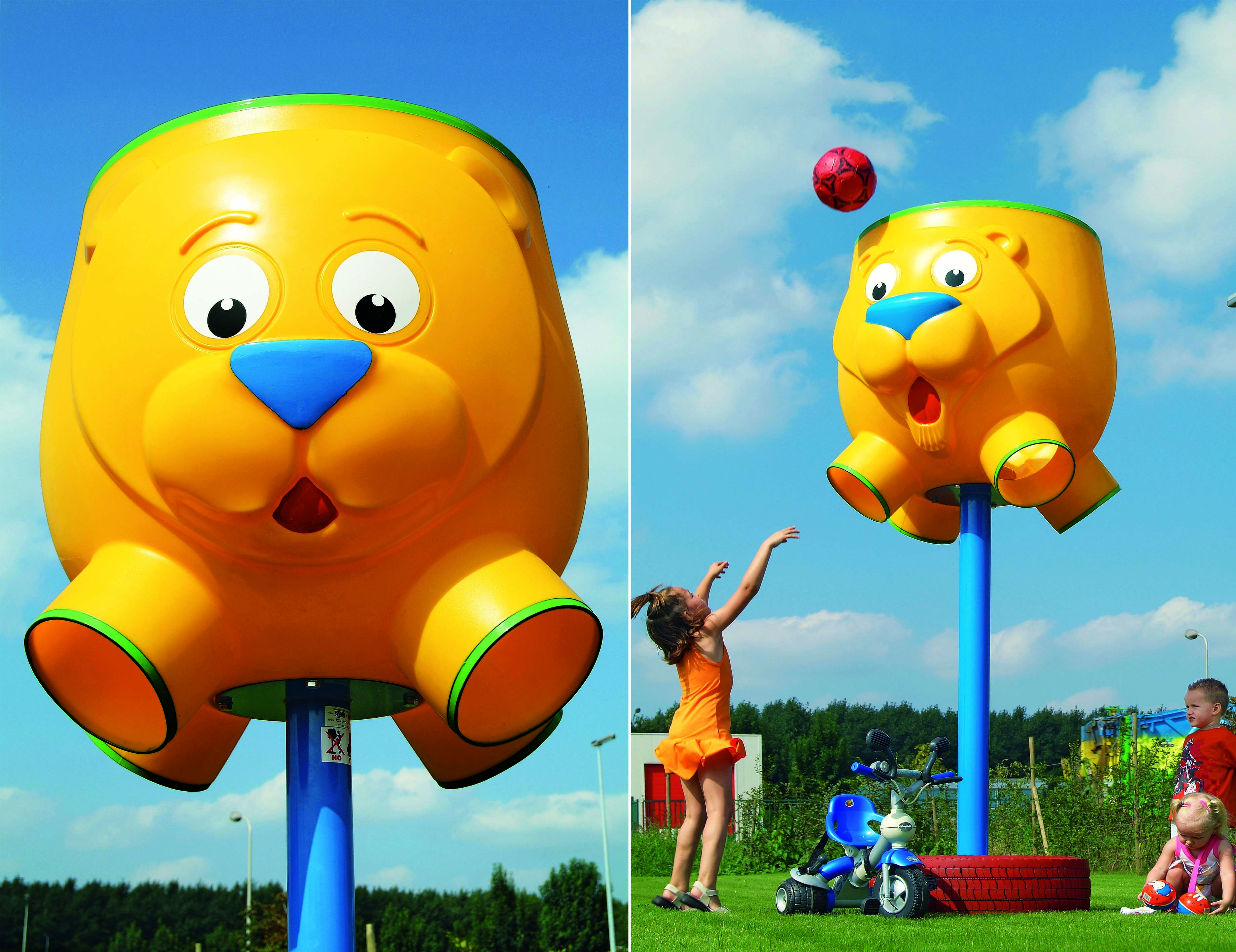 Ballenvanger beertje/leeuwtje