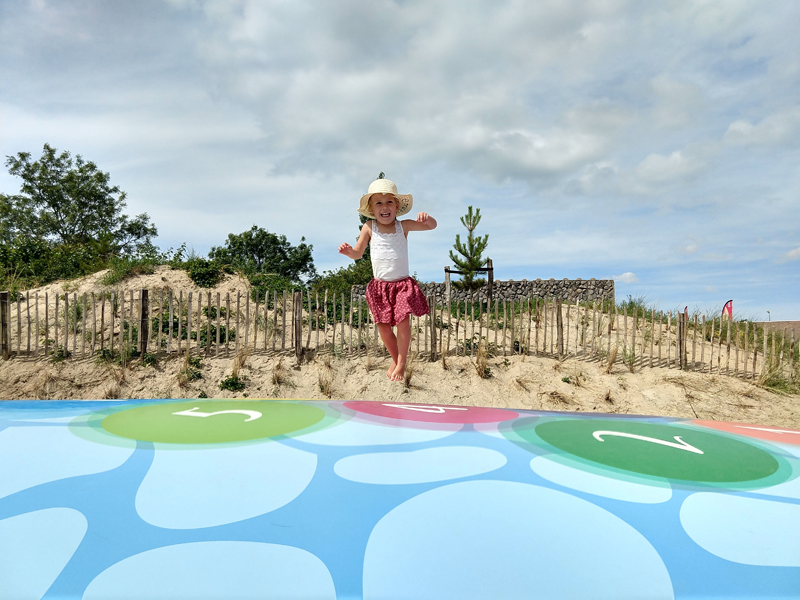 Airtrampoline 2 banen - 562 x 600 cm