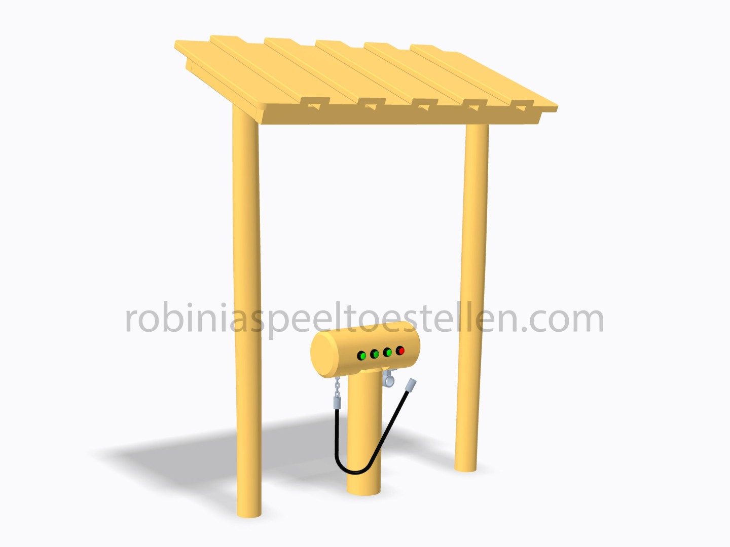 Afdak t.b.v. tankstation