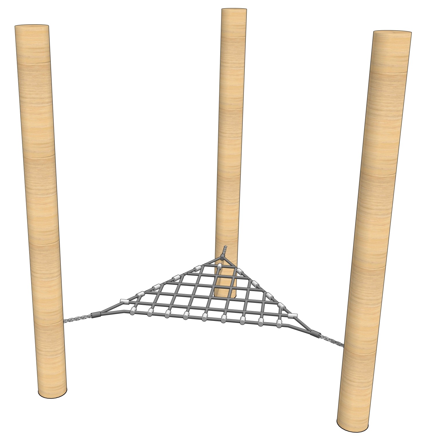 Kleuter klimnet/hangmat 1 net
