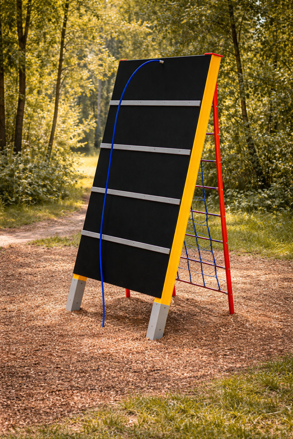 Schuine klimwand